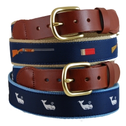 Tab & Buckle Motif Belt