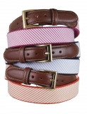 Madras, Tartan, and Seersucker Tab & Buckle Belt