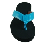 Feather Edged Leather Sandals