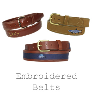 Embroidered Belts