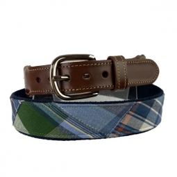Vineyard Haven Madras on Navy Cotton Web