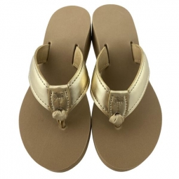 Gold Patent Sandal