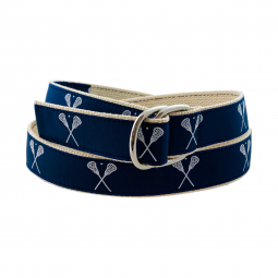 New Lacrosse Motif D-Ring Belt