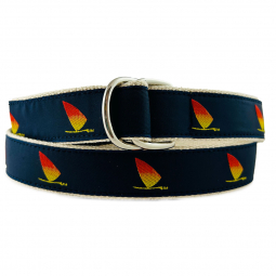 D-Ring Original Windsurfer Motif on Natural Cotton Web
