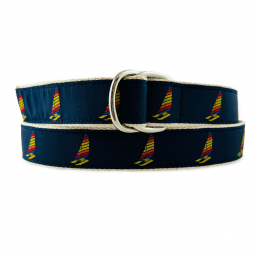 D-Ring Catameran Motif on Natural Cotton Web