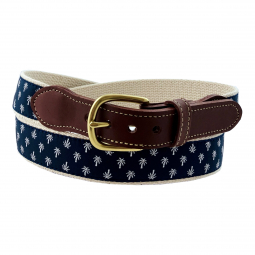 Mini Palm Tab & Buckle Motif Belt