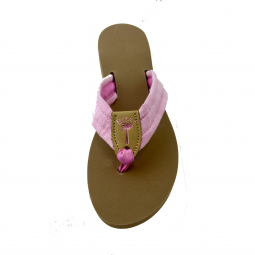 Chambray Pink with Regular Peanut Pink Stamp and Rose Bloom Toe