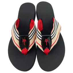GGS 336 With Black Patent Peanut and Red Palm