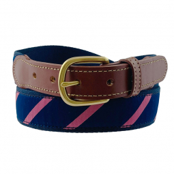 DYO Rep Stripe on Cotton Web Belt