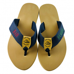 Navy Surcingle Bah Humbug Sandal