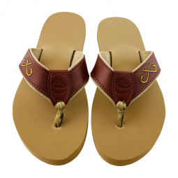 Fish Hooks Embroidered Sandal