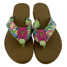 Carnation Carnival with Hot Pink Patent Peanut