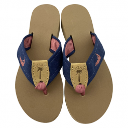 Embroidered Fabric Sandal