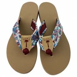 Harbour Breeze with Cranberry Stamp & Currant Toe Ribbon