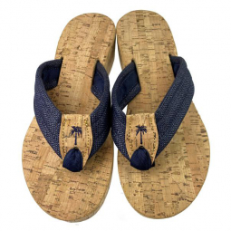Marino Raffia Cork Sandal