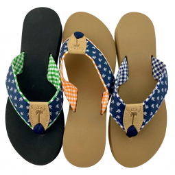 DYO Mini Palm Motif on Fabric Sandal
