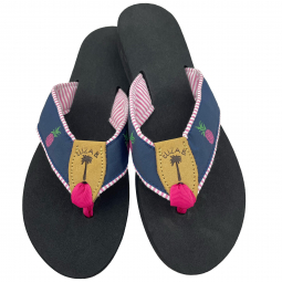 Motif on Fabric Sandal