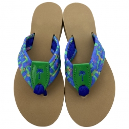 Abstract with Kelly Patent Peanut, Royal Palm & Toe Ribbon