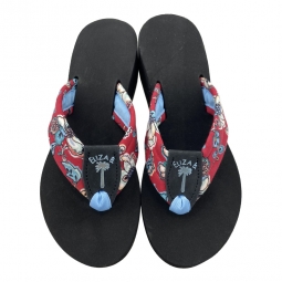 Seresse with Black Leather Peanut, Columbia Stamp & Toe Ribbon