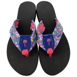 Wiltshire with Cobalt Peanut, Watermelon Palm & Toe Ribbon
