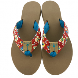 Skinny Red Flower Branch Sandal