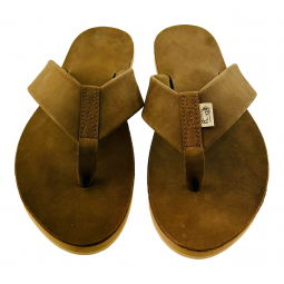 1.5 Dark Brown Nubuck Leather on Leather Drifter Sole