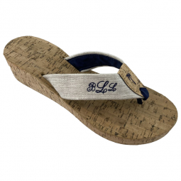 DYO Monogrammed Fabric Sandals