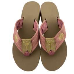 Sail Red Metallic with Gold Shell & Gold Stamp
