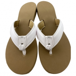 White Patent Sandal