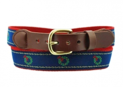 Classic Holiday Wreath Belt