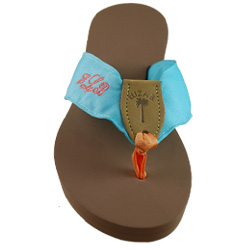 DYO Monogrammed Grosgrain Sandal