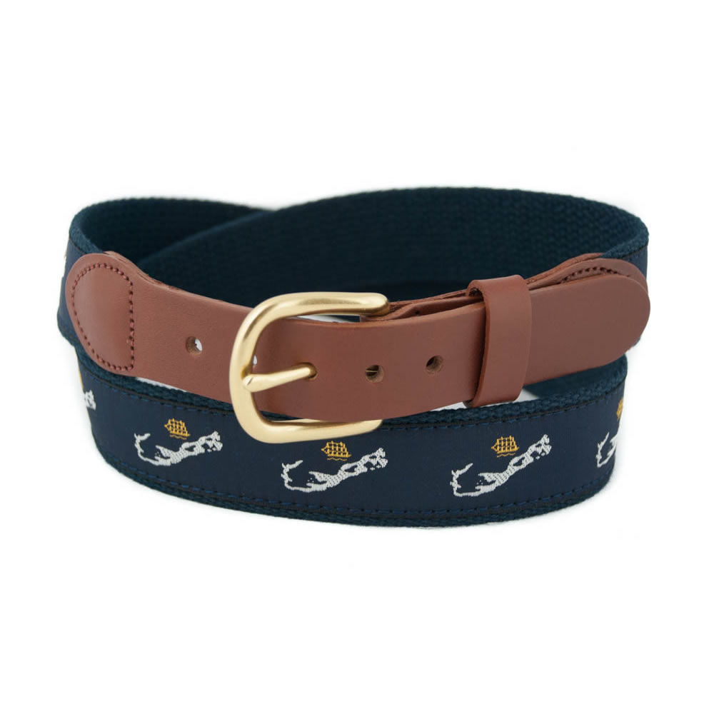 Bermuda Island Motif Belt: Eliza B & Leather Man Ltd