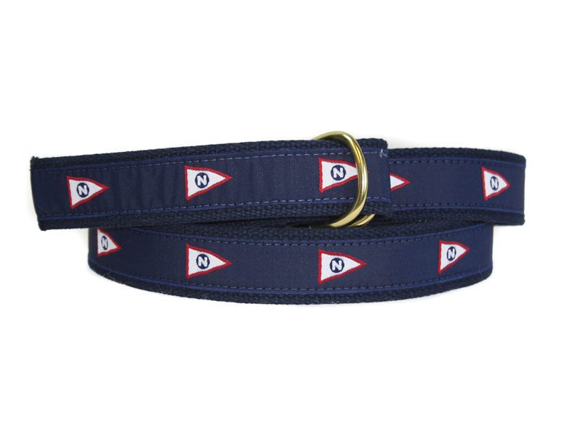 Norwalk Yacht Club D-Ring Style Belt - Cotton Web Body