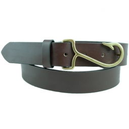 Fish Hook Leather Belt