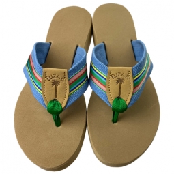 Bluebird Canvas with GGS11 Ribbon Accent & Kelly Toe