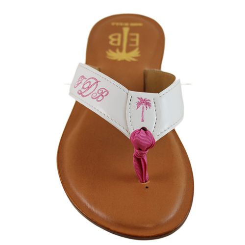 monogrammable sandals