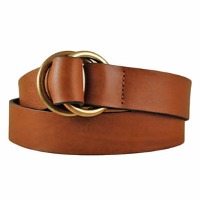 O Ring Leather Belt