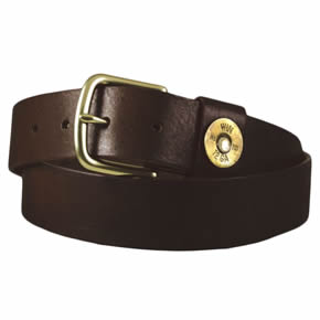 Shot Shell Leather Belt